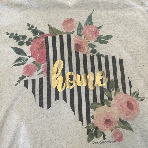 White Texas T-shirt size L - Picture 2 of 2